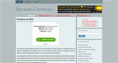 Desktop Screenshot of decorareconstruir.com